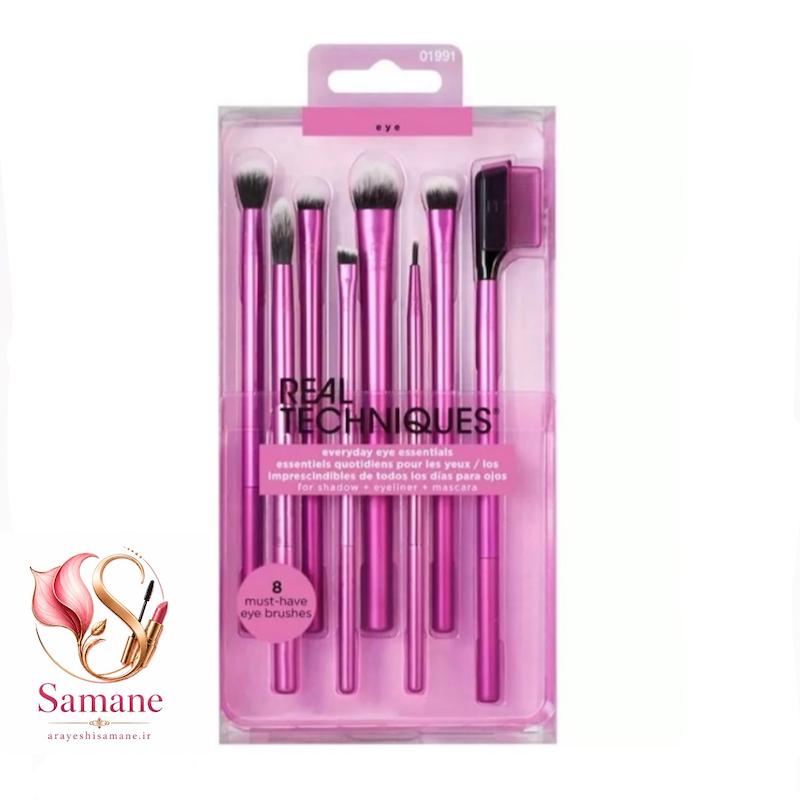 ست براش ۸ تیکه ریل تکنیک (Real Techniques) مدل Everyday Eye Essentials