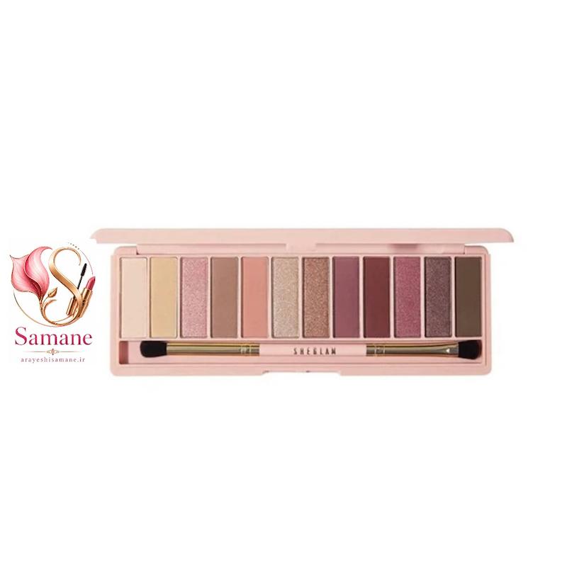پالت سایه ۱۲ رنگ با براش  مدل Berry Palette اورجینال