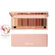 پالت سایه ۱۲ رنگ با براش مدل Burgundy Palette اورجینال