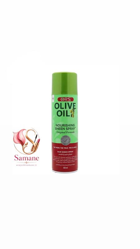 اسپری شاین درخشان‌کننده و مغذی مو او ار اس حاوی روغن زیتون ORS Olive Oil حجم ۴۵۰ میل