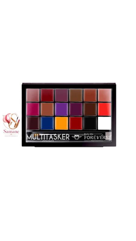 پالت رژلب ۱۸ رنگ فوراور۵۲ مدل MPL001 اورجینال