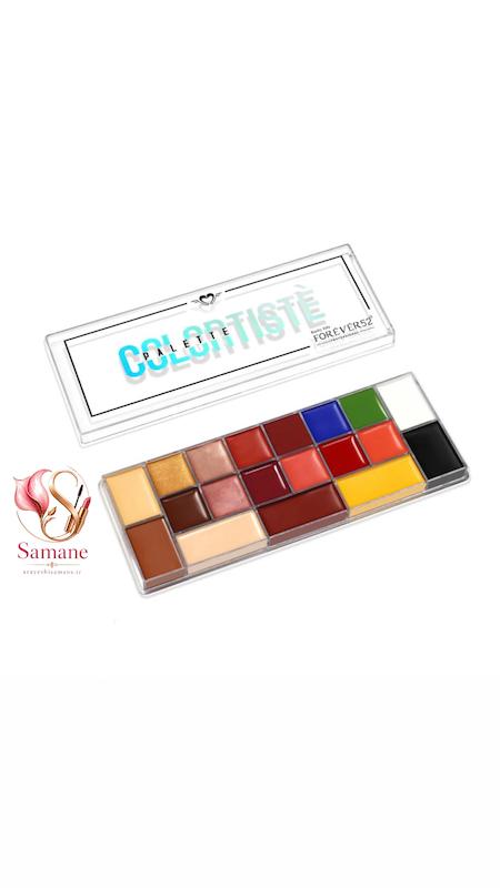 پالت رنگدانه ۱۹رنگ کرمی فوراور52 Colortiste مدل PCT001 اورجینال