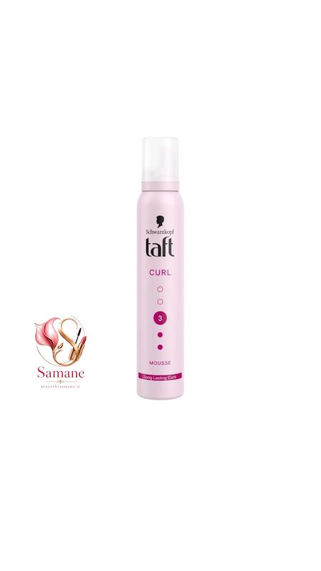  موس حالت دهنده مو مدل Curl قدرت نگهدارندگی ۳ حجم ۲۰۰میل