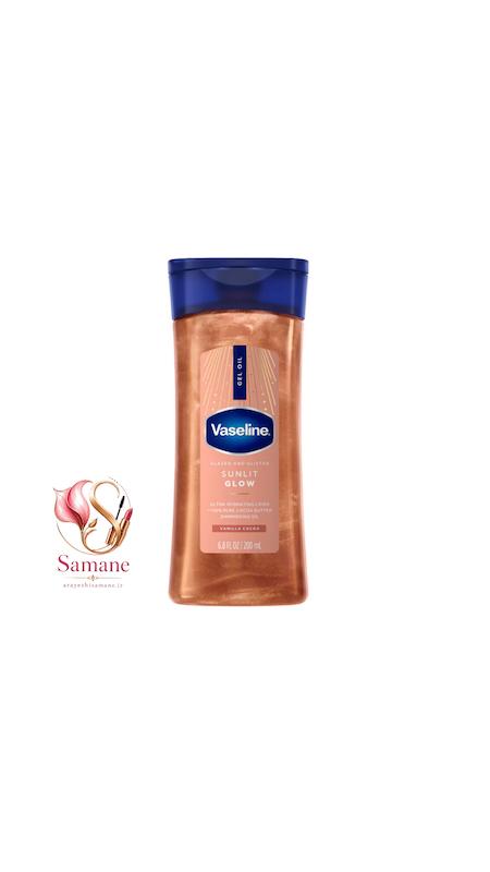 روغن ژل بدن شاین دار مدل سانلیت گلو حاوی کره و کاکائو حجم ۲۰۰ میل