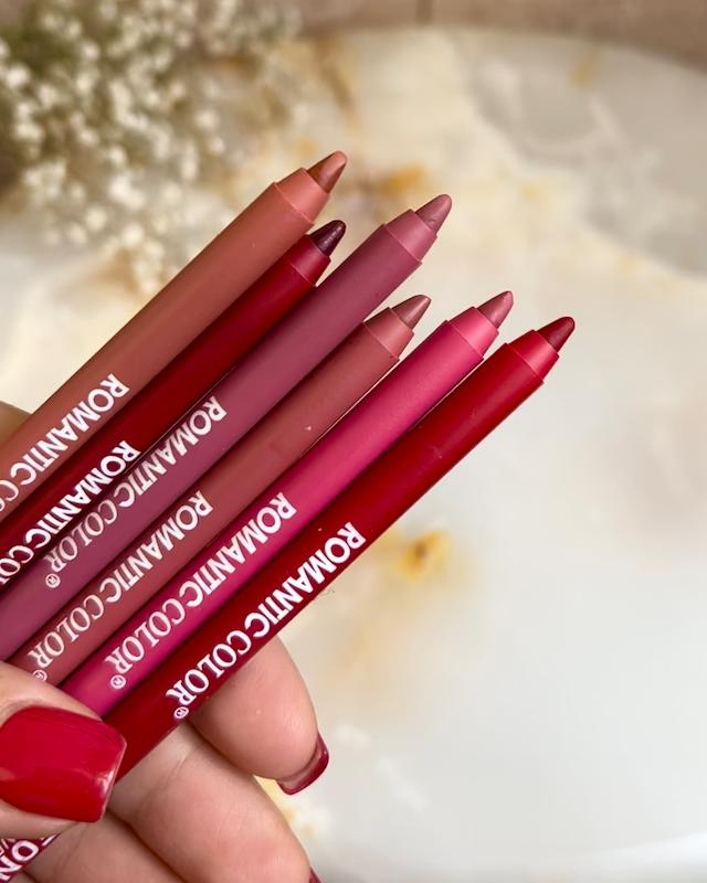 خط لب شمعی رمانتیک کالر