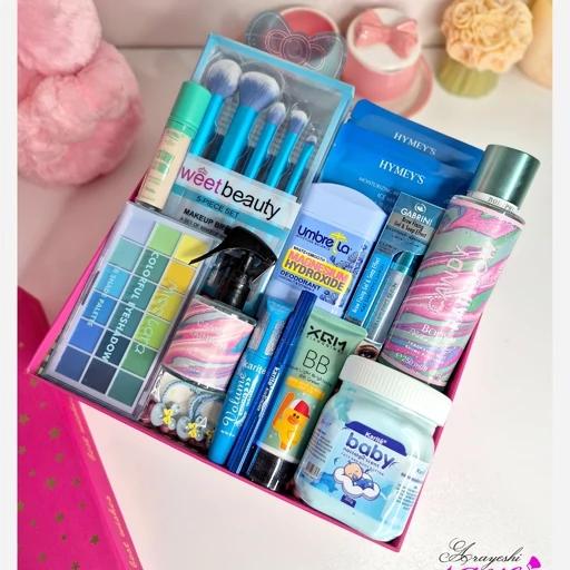 باکس کادویی ولنتاین آبی با ارسال رایگان 