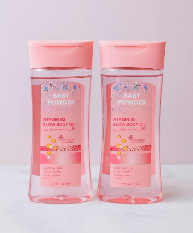 روغن بدن براق‌کننده با ویتامین B3
