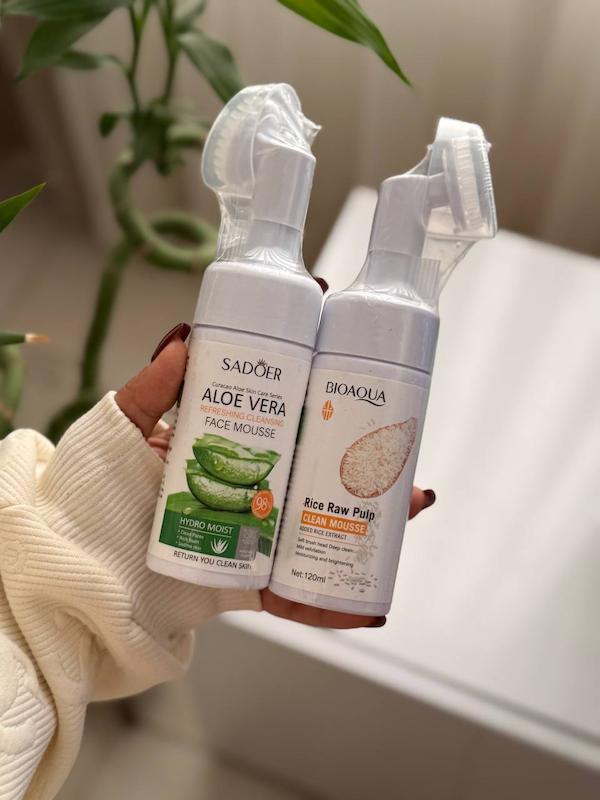 فوم شستشو براش دار برنج و آلوورا