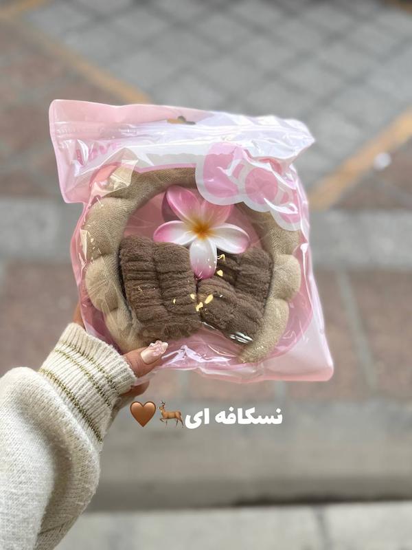 ست پلومریا و مچ بند و تل پفکی