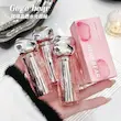 لیپگلاس کریستالی پوکه صورتی gege bear ( واتر تینت )