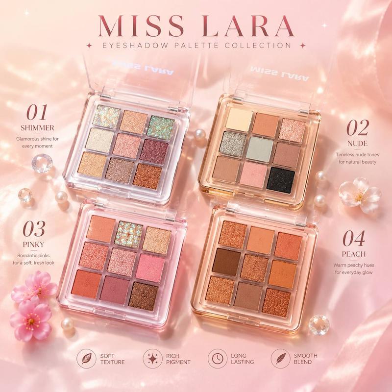 پالت سایه مینی miss lara