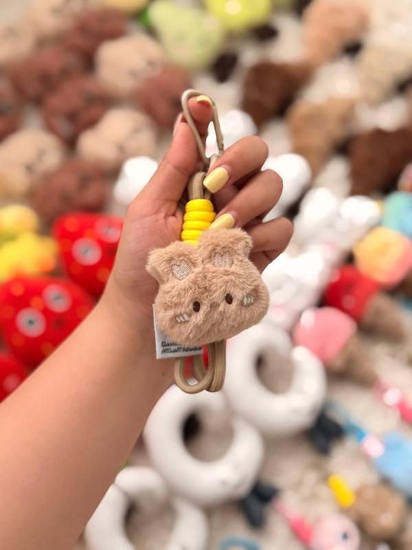 جاکیلیدی چارم بگ صورتی ابی قهوه ای