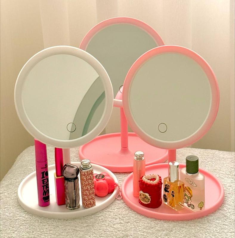 آینه چراغی رو میزی ( آینه LED رو میزی )