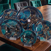 سرویس 6 نفره 25 پارچه طرح مورانو آبی | Blue Murano 25-Piece Dinnerware Set