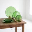 سرویس 6 نفره 25 پارچه مشجر مدل برفی سبز - Snow Green