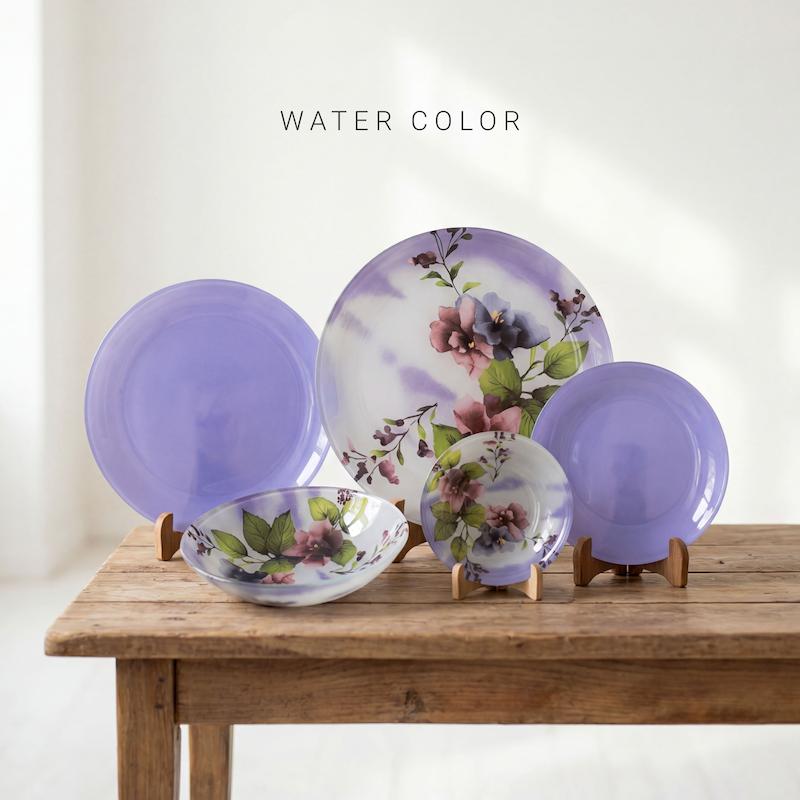 سرویس 6 نفره 25 پارچه امپریال طرح واتر کالر - Water Color