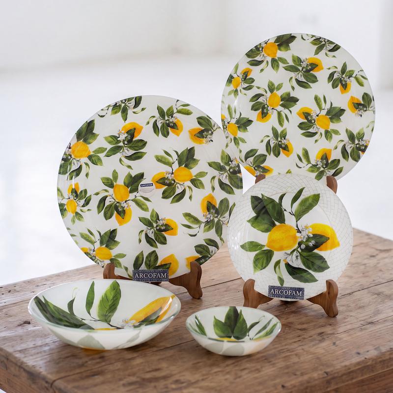 سرویس 6 نفره 25 پارچه مدل لیمو | Lemon 25-Piece Dinnerware Set