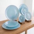 سرویس 6 نفره 25 پارچه مدل فلورا آبی | Blue Flora 25-Piece Dinnerware Set