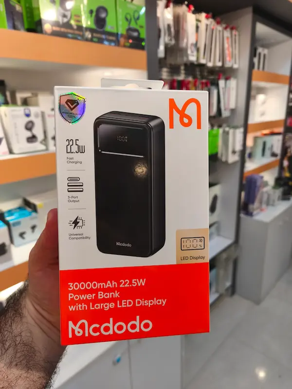 پاوربانک 30000 مک دودو Mcdodo MC-4240 توان 22.5 وات