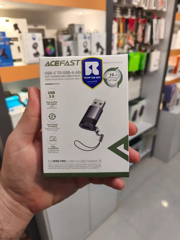 تبدیل OTG یو اس بی به Type-c ایس فست ACEFAST J8 Acewire Pro