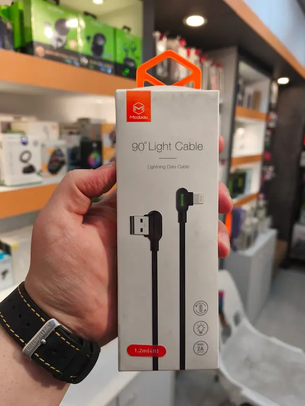 کابل لایتنینگ مک دودو Mcdodo CA-4671 Data Cable توان 2 آمپر و طول 1.2 متر