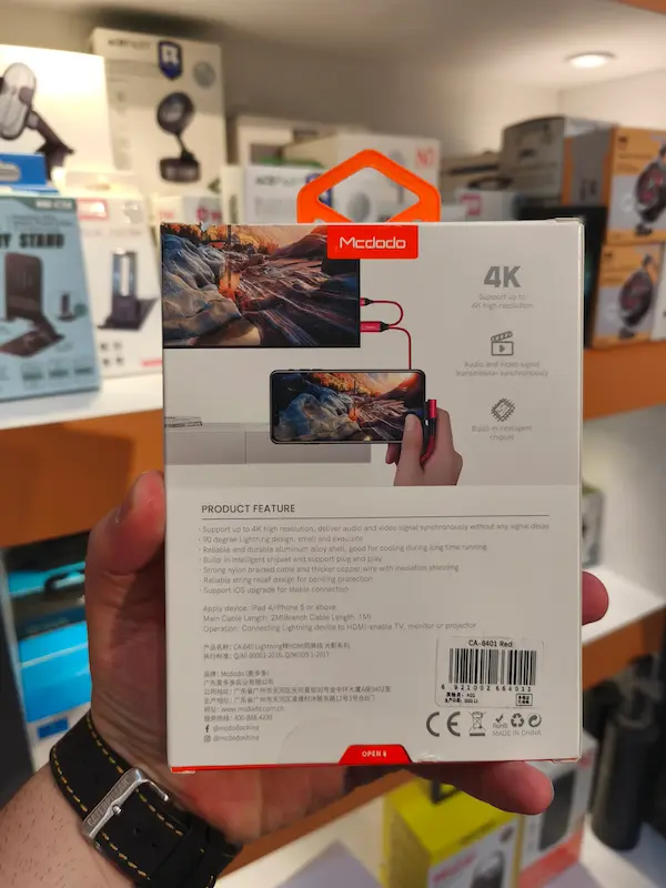 کابل لایتنینگ HDMI مک دودو Mcdodo CA-6400 طول 2 متر