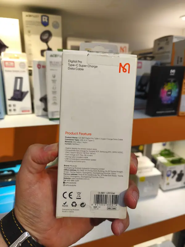 کابل شارژ تایپ سی 1.2 متری ترنسپرنت مک دودو مدل Mcdodo CA-8691