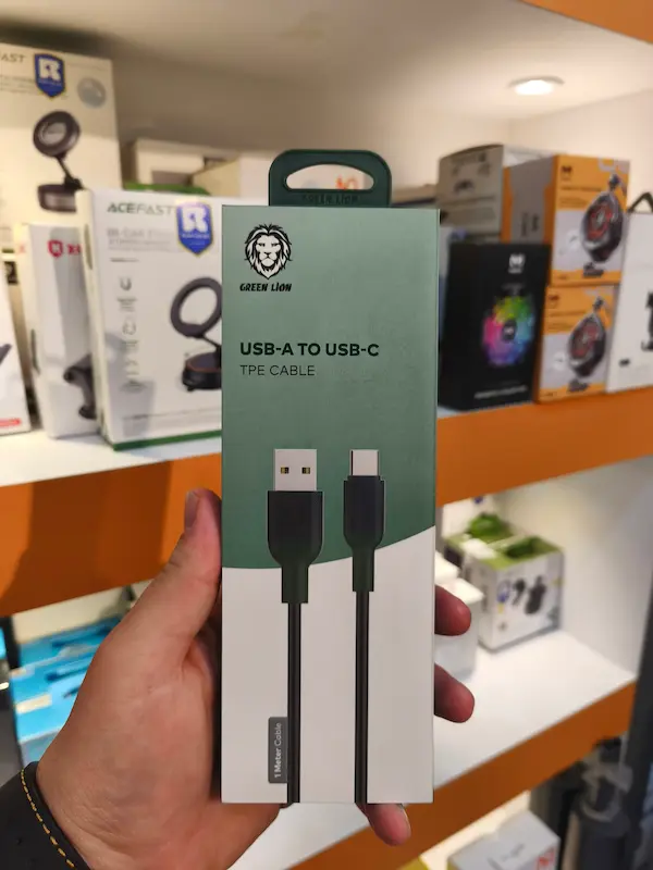 کابل USB به Type-C گرین لاین طول 1 متر مدل GNCPATYC1BK