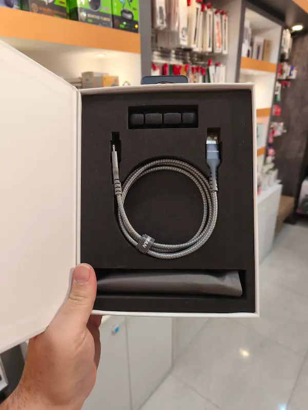 کابل  USB به لایتنینگ کلومن مدل KD-M43 طول 1 متر ( به همراه گواهی MFi از کمپانی اپل)