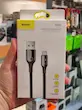 کابل تبدیل USB به Type-C باسئوس مدل C-shaped Light Intelligent Power-off CATCD طول 1 متر