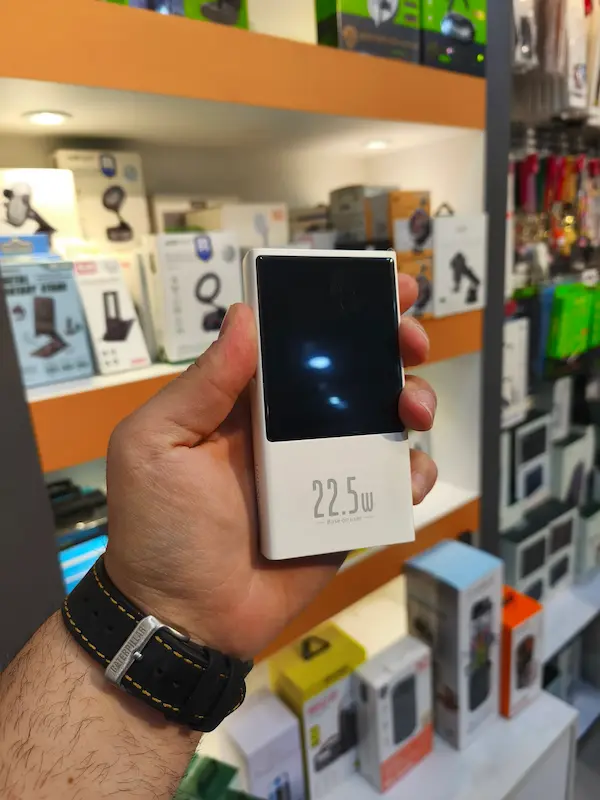پاوربانک 10000 فست شارژ بیسوس Baseus PPMN-A01 Super Mini Digital Display Power Bank توان 22.5 وات