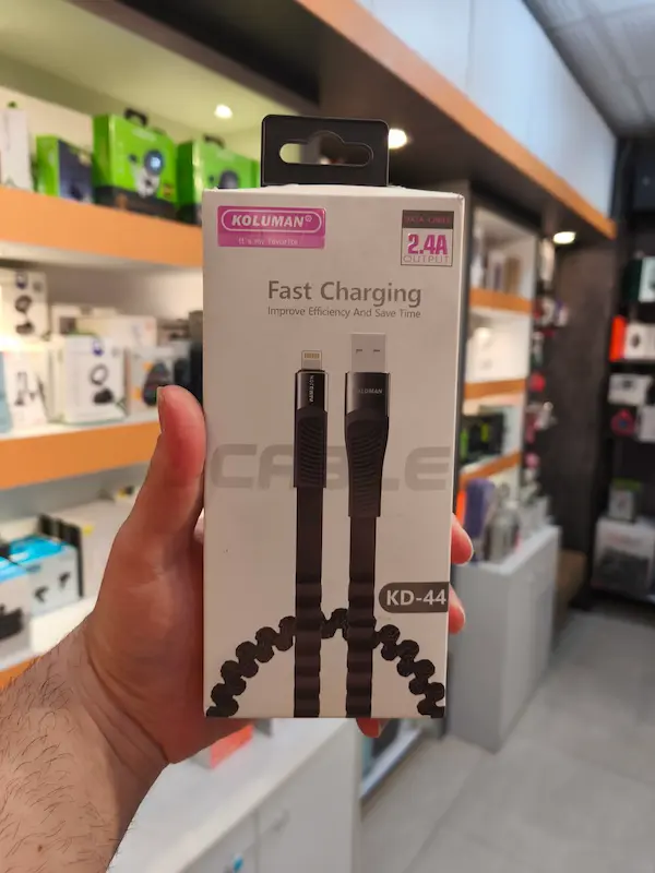 کابل شارژ فست آیفون کلومن مدل KD-44