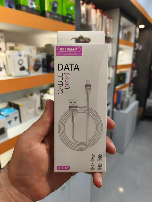 کابل تبدیل USB به تایپ سی کلومن مدل kd-32 طول 1 متر