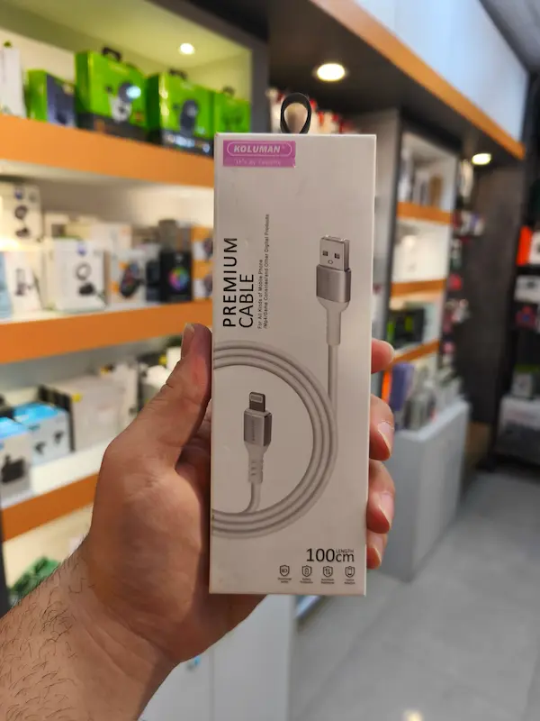 کابل USB به لایتنینگ کلومن مدل KD-25 به طول 1 متر