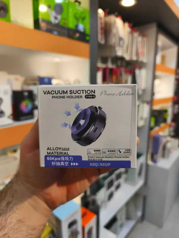 هولدر یا نگهدارنده گوشی با مکش شارژی X8/X8Q