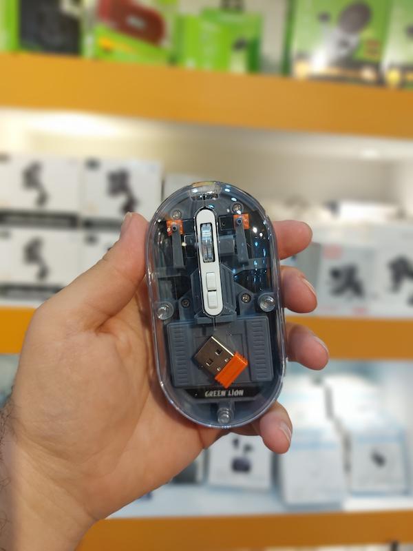 موس بیسیم بلوتوث Green Lion Transparent lite silent