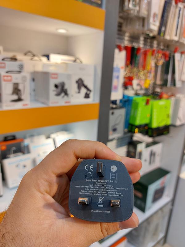 شارژر ۳۰ واتی 3 پین انکر Anker Zolo USB-C Charger 30W مدل A2698