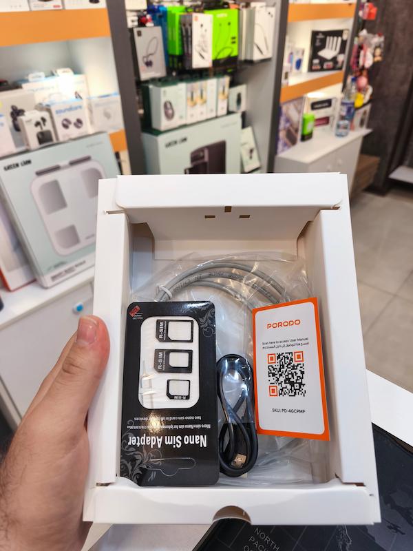 مودم پرودو مدل 3G/4G 4000mAh PD-4GCPMF Modem Porodo PD-4GCPMF 3G/4G 4000mAh