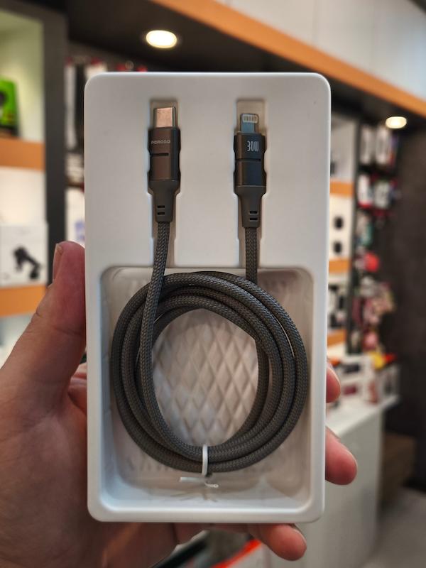 کابل شارژ USB-C to Lightning پرودو Porodo مدل PD-CBL0028