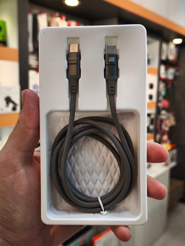 کابل شارژ USB-C to USB-C پرودو Porodo مدل PD-CBL0028