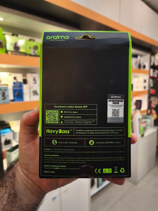 هدفون بی سیم اورایمو مدل Freepods lite_OTW-330