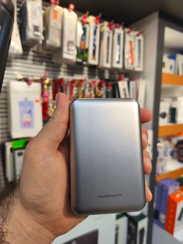 پاوربانک 20000 میلی آمپر مگ سیف پاورولوژی Powerology 20000mAh 20W PD & 15W MagSafe PPBCHA33