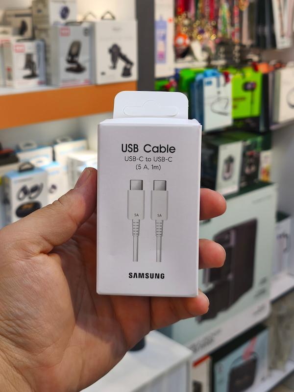 کابل شارژ سامسونگ USB-C to Type-C - شارژ فوق سریع 5 آمپر -  اورجینال