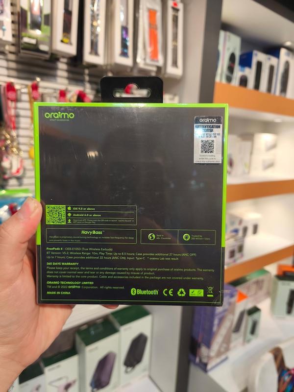 هندزفری بی سیم اورایمو مدل FreePods 4