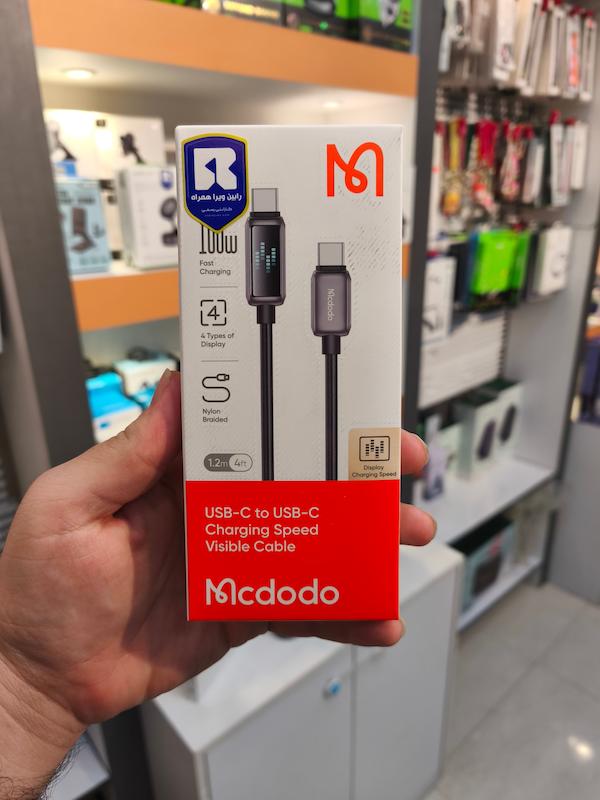 کابل Type-C به Type-C مک دودو Mcdodo CA-4250 طول 1.2 متر توان 100 وات