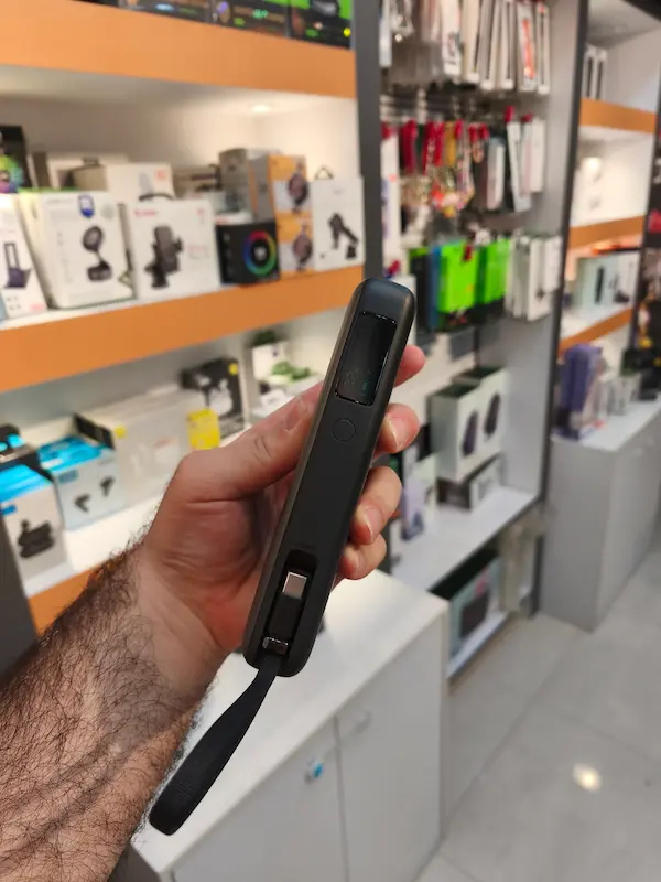 پاوربانک 20000 ایس فست ACEFAST M22 PD130W GaN Fast Charger توان 130 وات همراه با کابل متصل