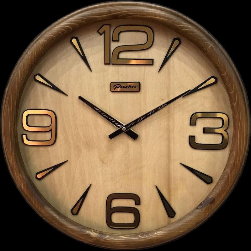 ساعت دیواری تمام چوب برند پاشا