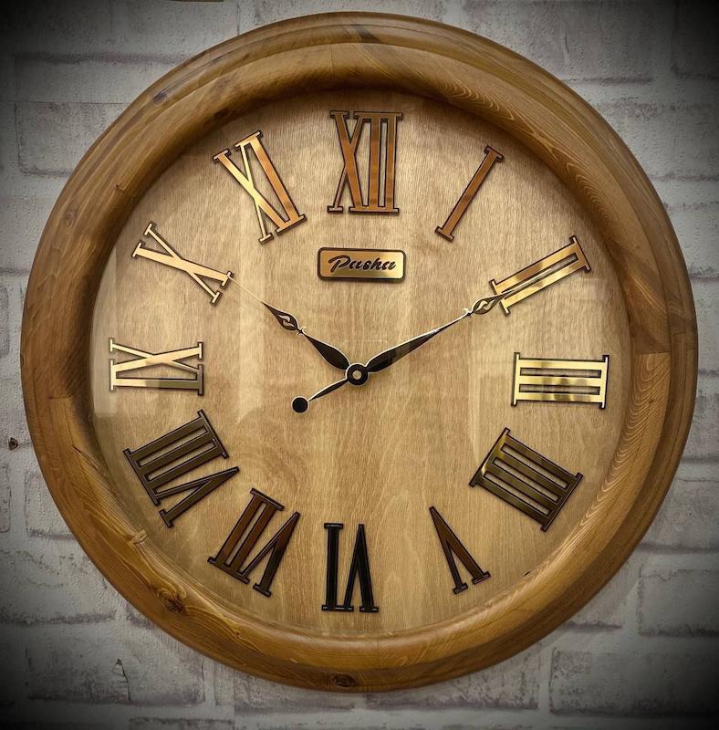ساعت دیواری چوبی برند پاشا