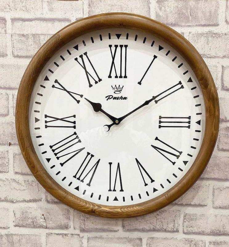 ساعت دیواری چوبی برند پاشا