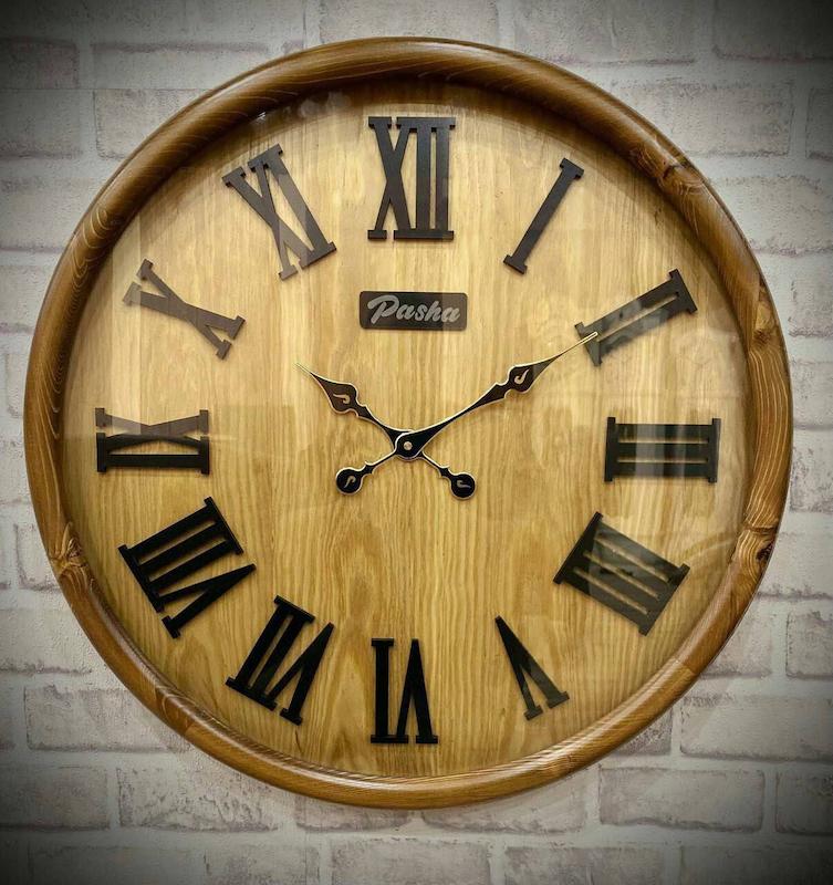 ساعت دیواری چوبی برند پاشا